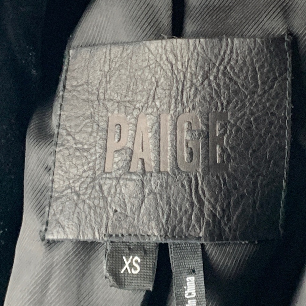 Paige Maribel Black Velvet Cropped Military Jacket NEW! - Picture 10 of 14